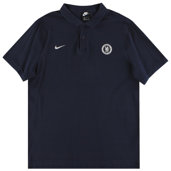 Nike Chelsea FC Polo AJ4080-455 (Navy/Silver) - Picture 1 of 2